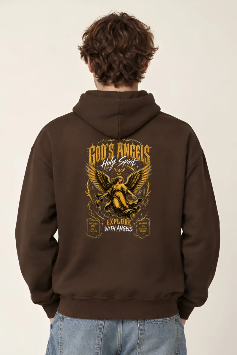 "God's Angels" Heavy Blend Unisex Pullover Hoodie