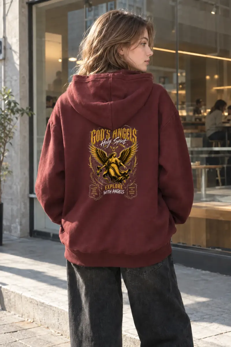 "God's Angels" Heavy Blend Unisex Pullover Hoodie | Gildan 18500