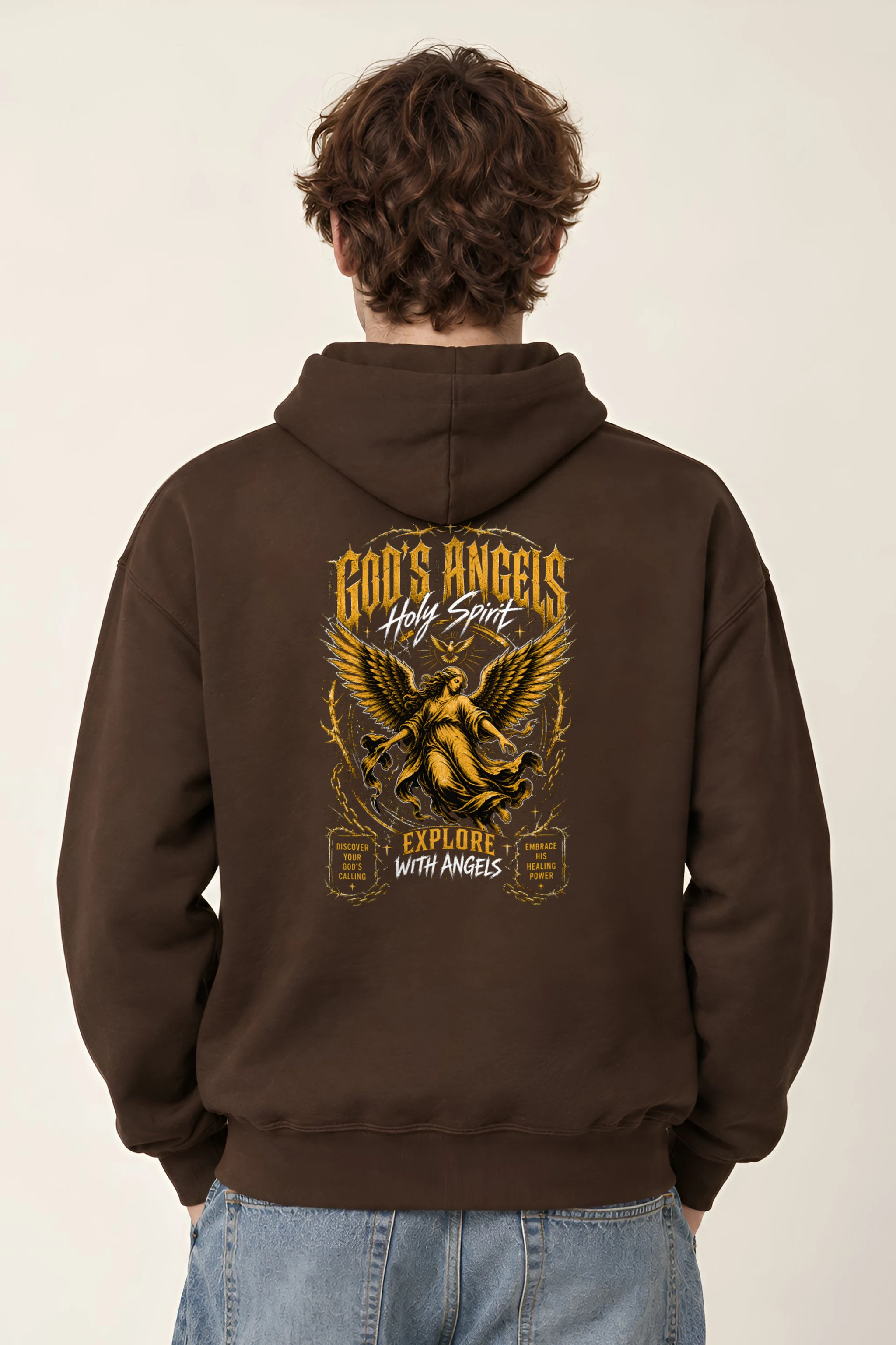 "God's Angels" 1 Pullover Hoodie