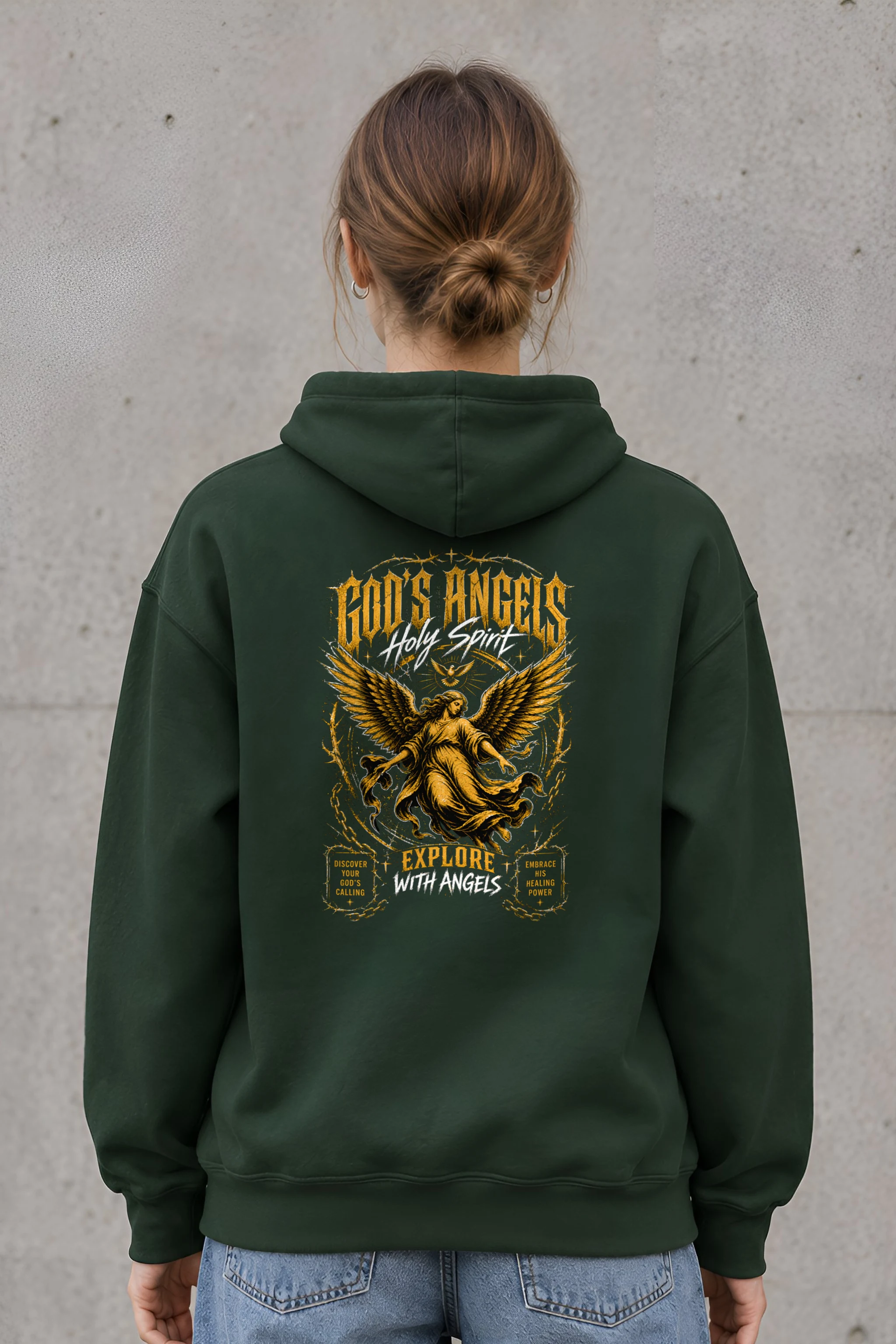 "God's Angels" 1 Pullover Hoodie