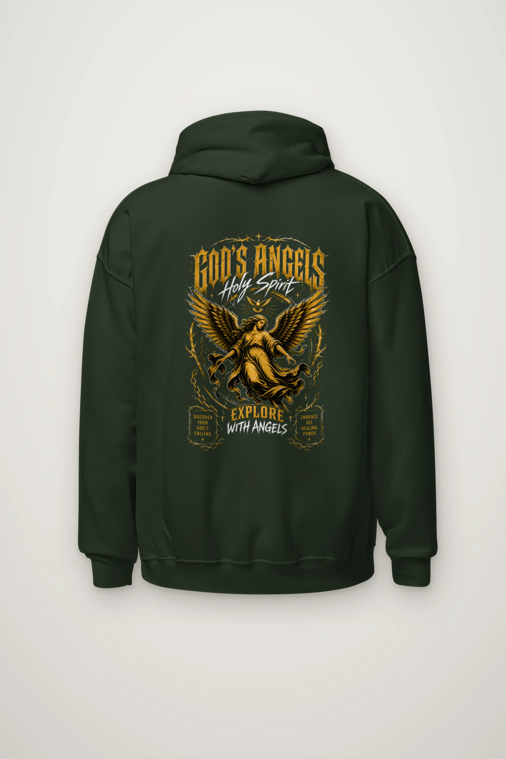 "God's Angels" Heavy Blend Unisex Pullover Hoodie
