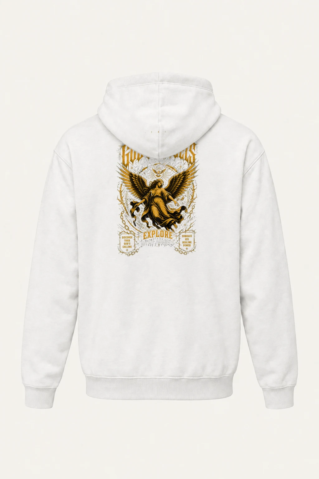 "God's Angels" Heavy Blend Unisex Pullover Hoodie | Gildan 18500