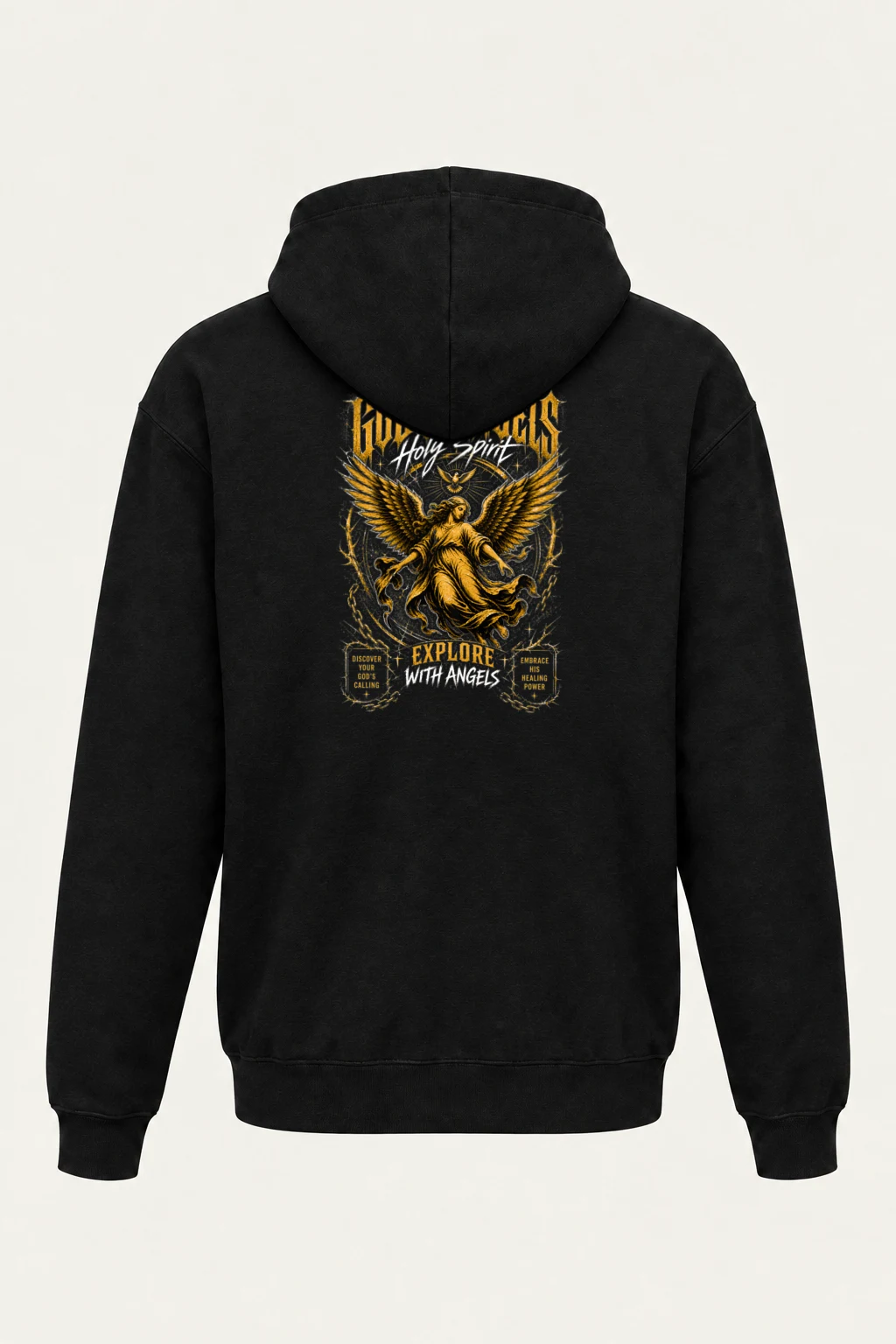 "God's Angels" Heavy Blend Unisex Pullover Hoodie | Gildan 18500