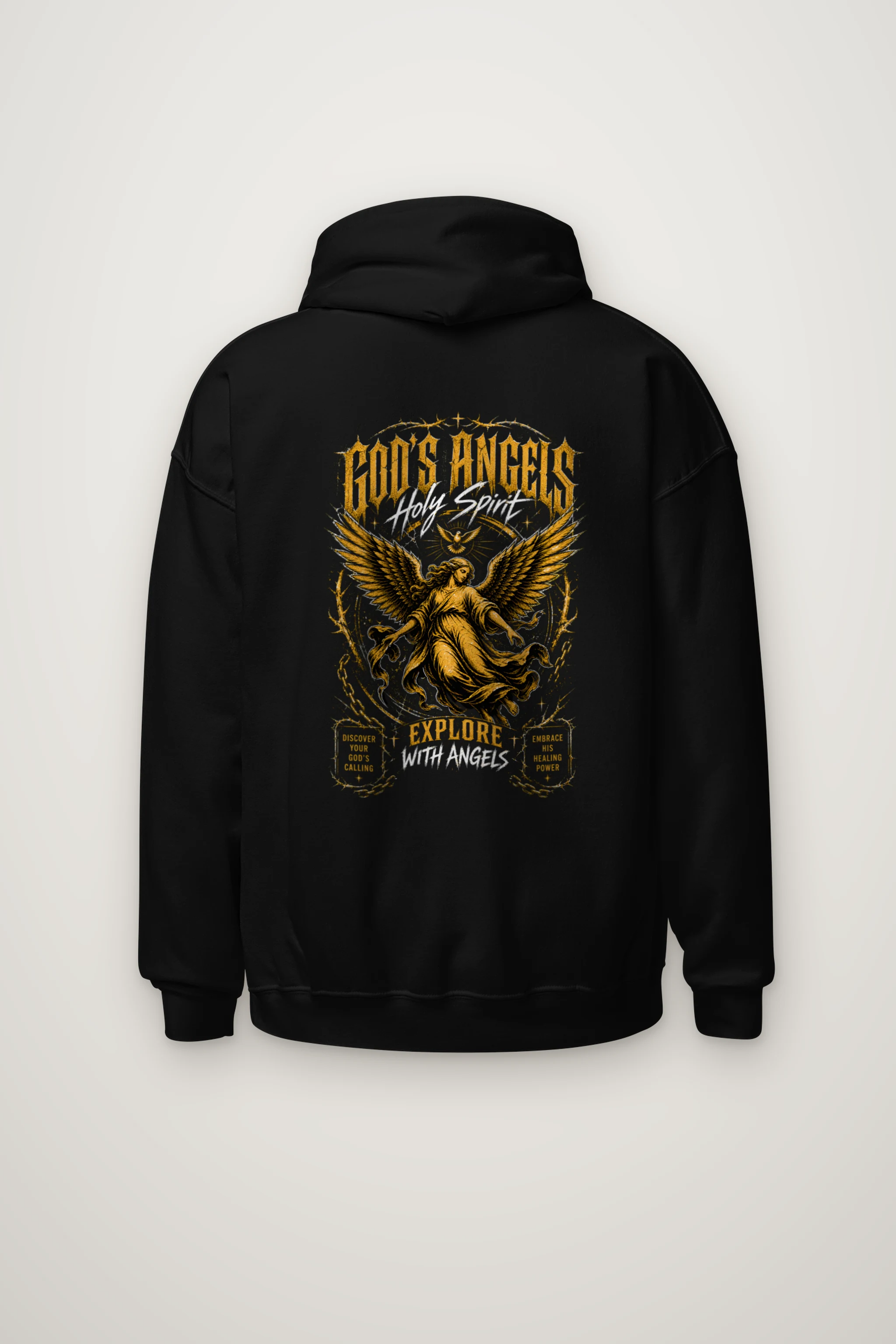 "God's Angels" Heavy Blend Unisex Pullover Hoodie