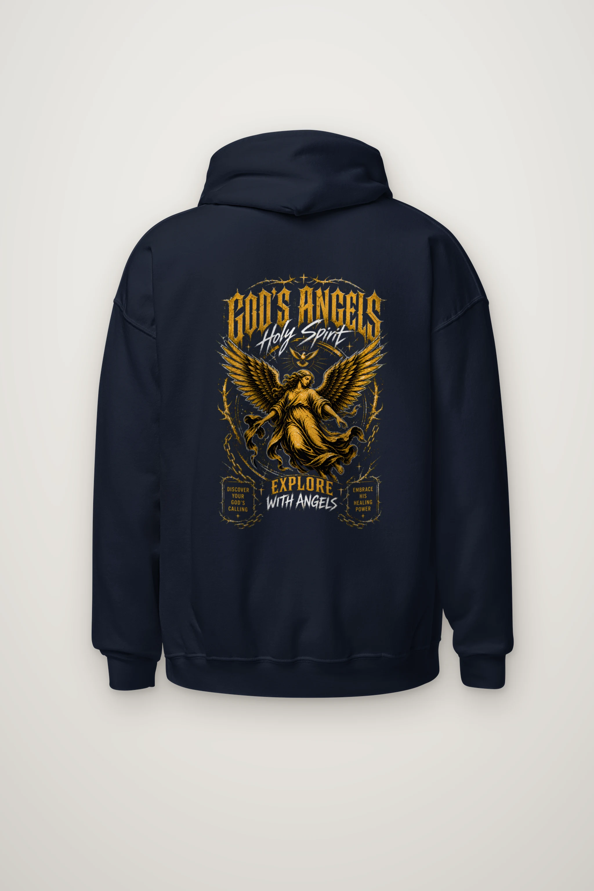 "God's Angels" Heavy Blend Unisex Pullover Hoodie