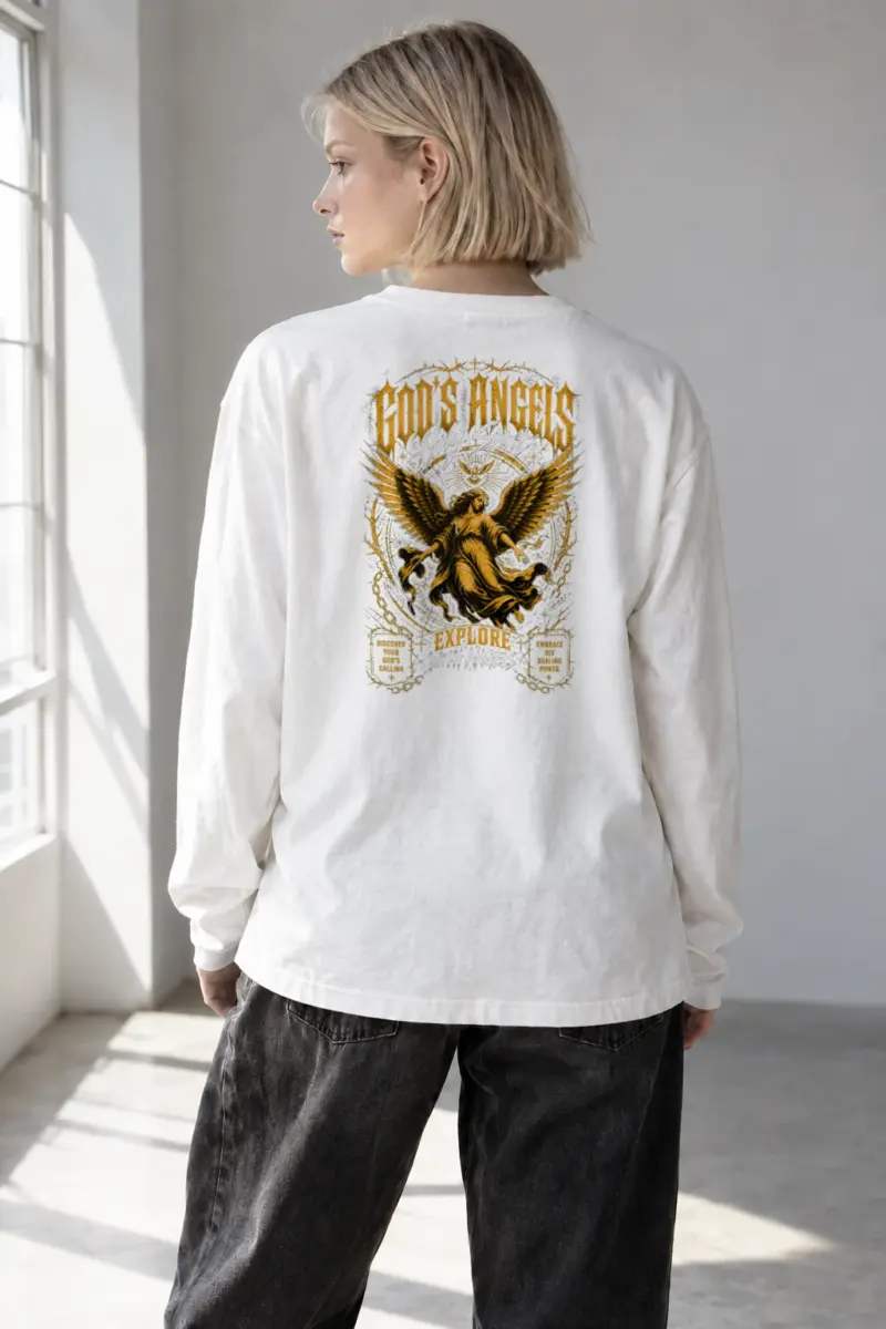 “God’s Angels” Unisex Longsleeve T-shirt | Gildan 2400