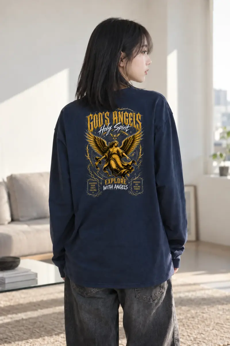 "God's Angels" Unisex Longsleeve T-shirt | Gildan 2400