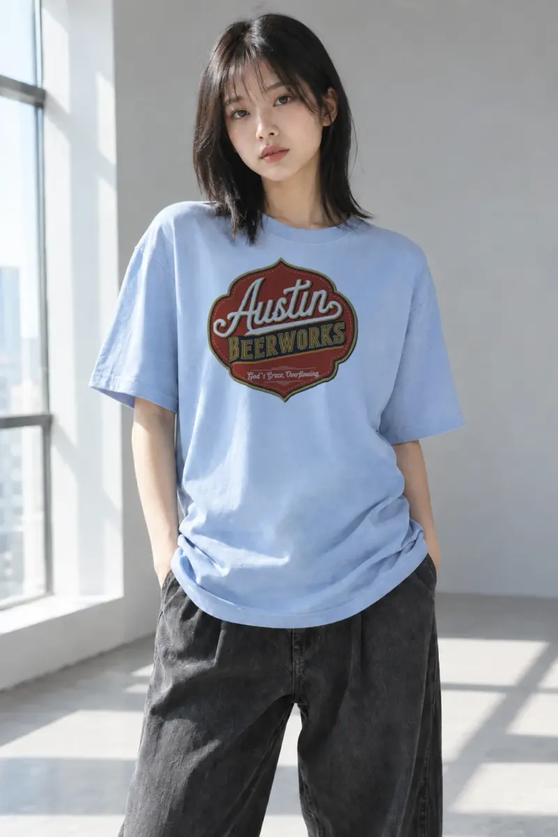 "God’s Grace Beerworks" Heavyweight Unisex Crewneck T-shirt | Gildan 5000