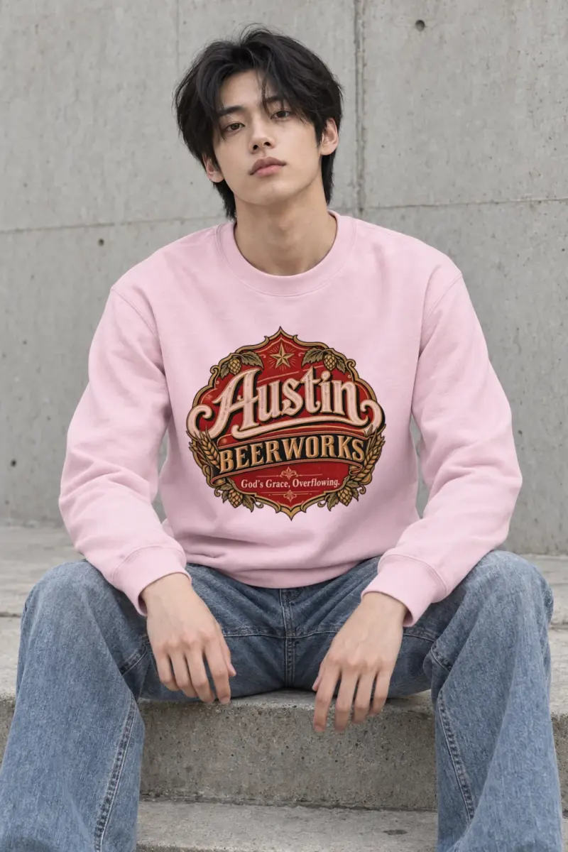 "God's Grace Overflowing" Heavy Blend Unisex Crewneck Sweatshirt