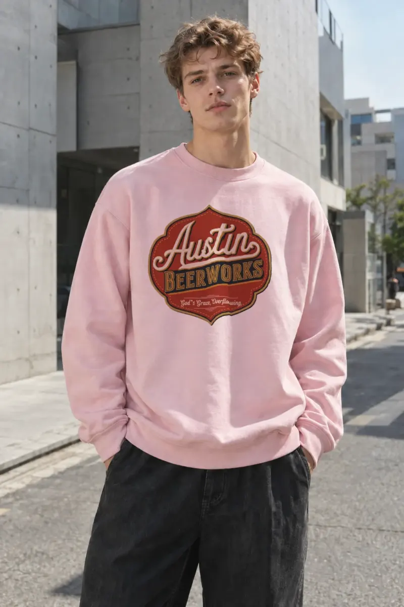 “God’s Grace Overflowing” Heavy Blend Unisex Crewneck Sweatshirt | Gildan 18000