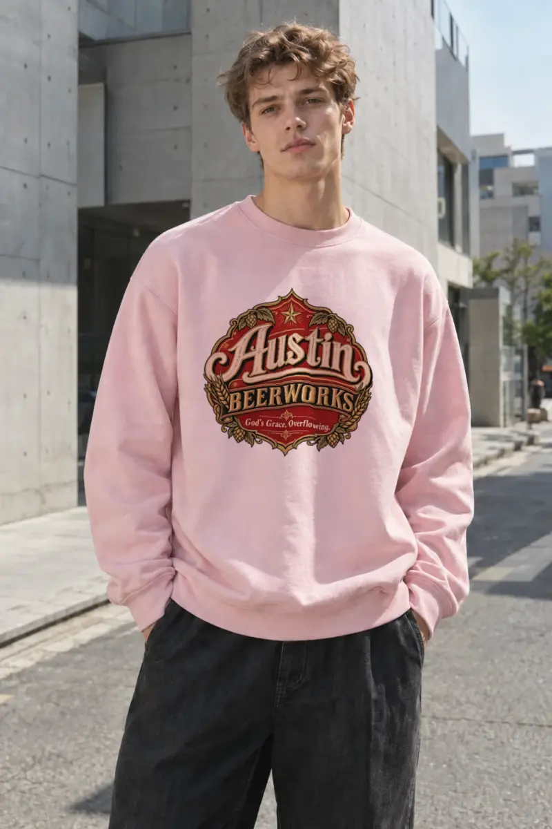 "God's Grace Overflowing" Heavy Blend Unisex Crewneck Sweatshirt | Gildan 18000