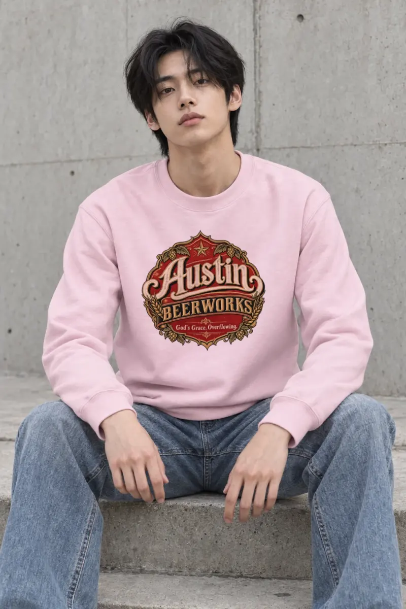 "God's Grace Overflowing" Heavy Blend Unisex Crewneck Sweatshirt