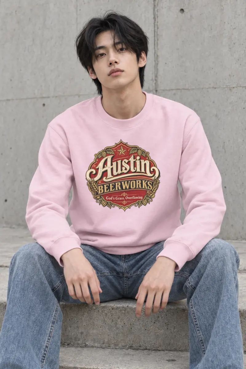 "God's Grace Overflowing" Heavy Blend Unisex Crewneck Sweatshirt