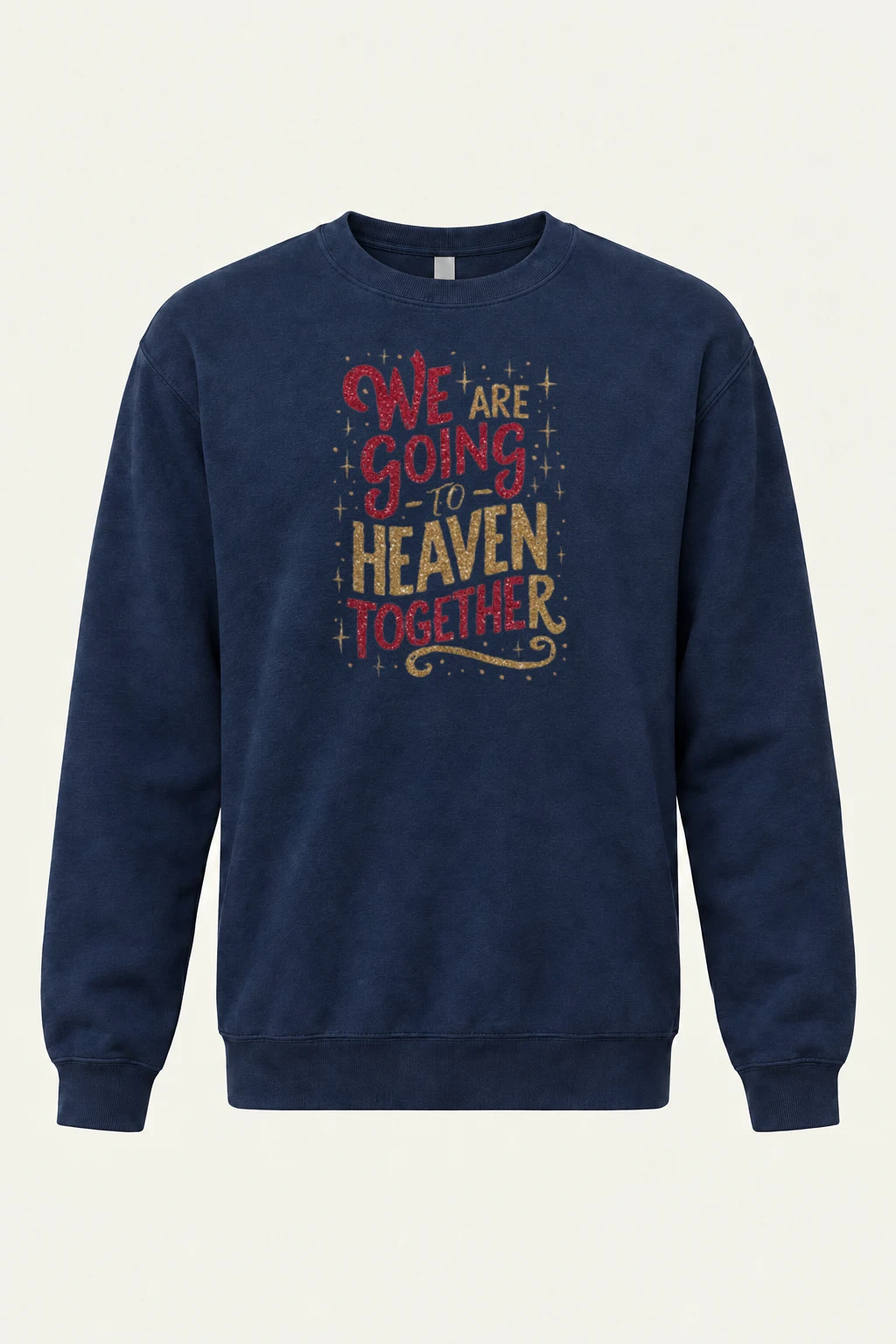 "Going To Heaven Together" Heavy Blend Unisex Crewneck Sweatshirt | Gildan 18000