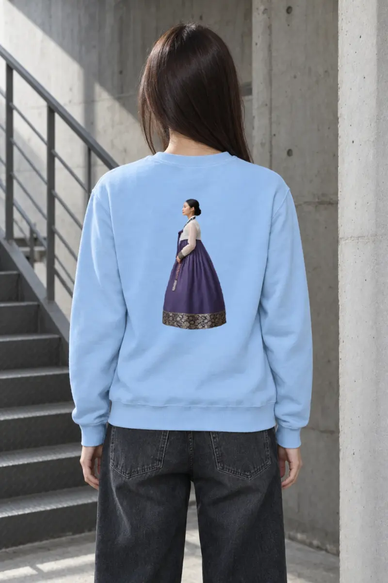 "Gold Botanical Brocade" Heavy Blend Unisex Crewneck Sweatshirt