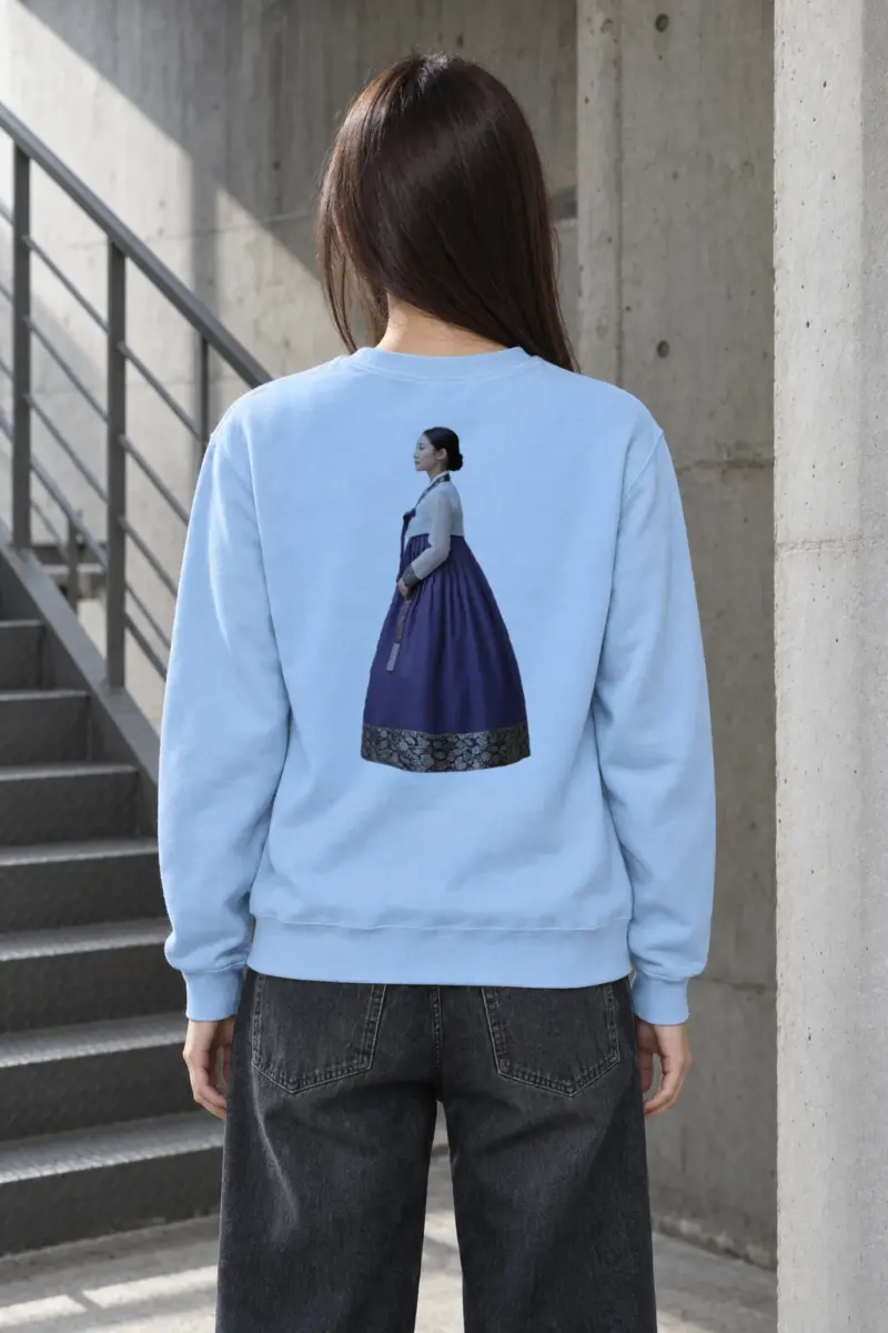 "Gold Botanical Brocade" Heavy Blend Unisex Crewneck Sweatshirt