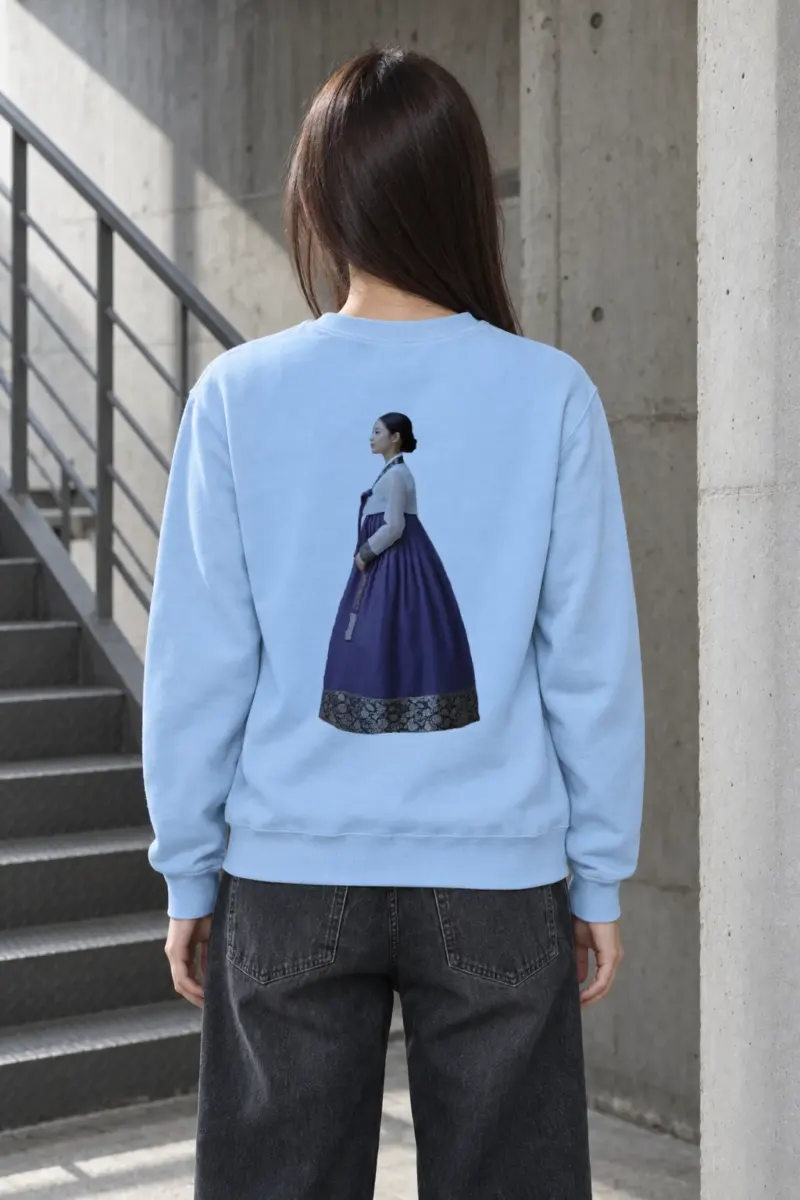 "Gold Botanical Brocade" Heavy Blend Unisex Crewneck Sweatshirt