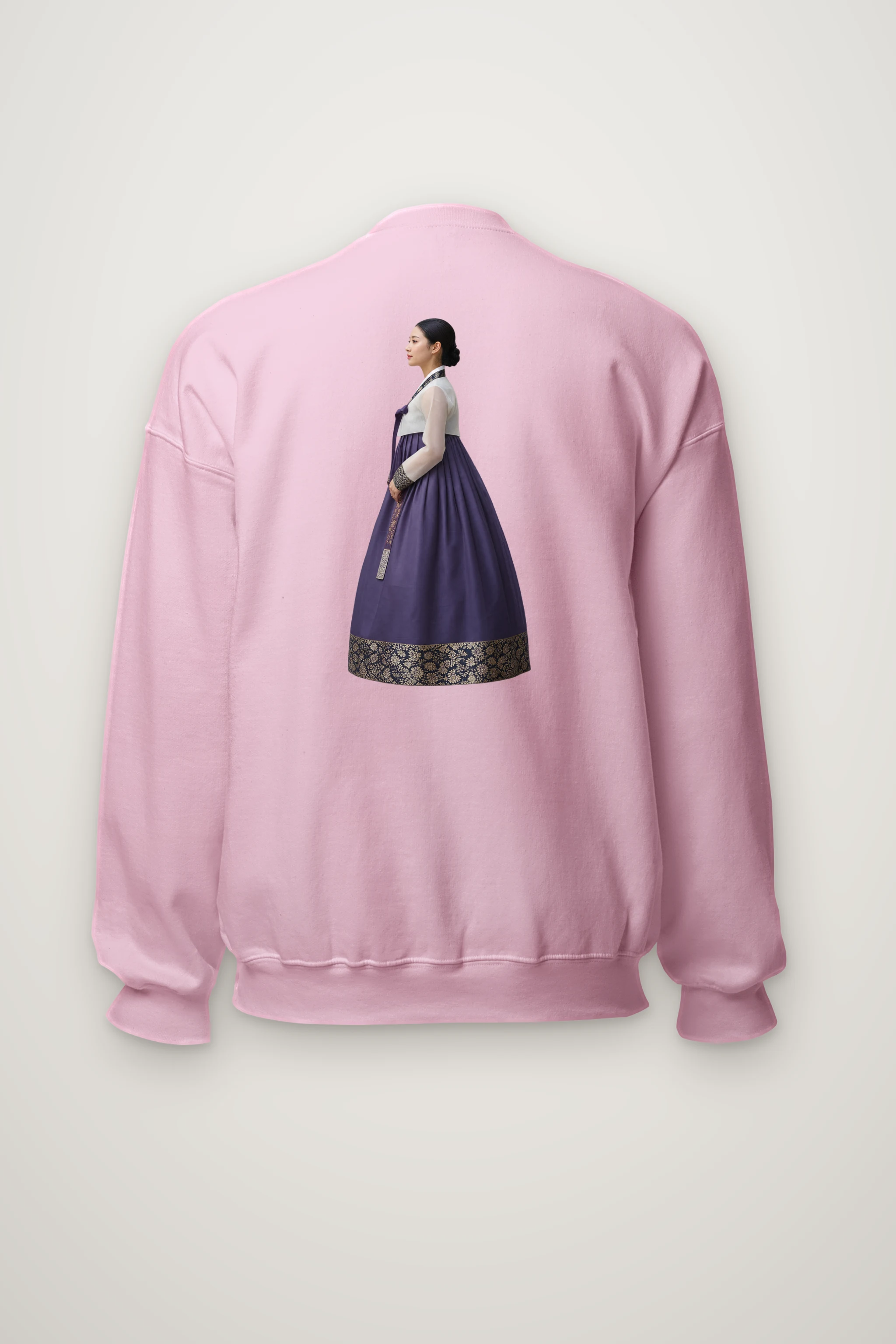 "Gold Botanical Brocade" Heavy Blend Unisex Crewneck Sweatshirt