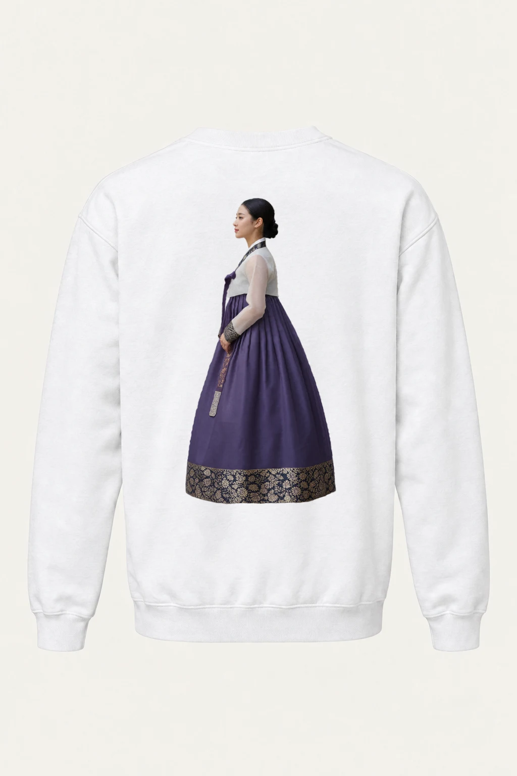 "Gold Botanical Brocade" Heavy Blend Unisex Crewneck Sweatshirt | Gildan 18000