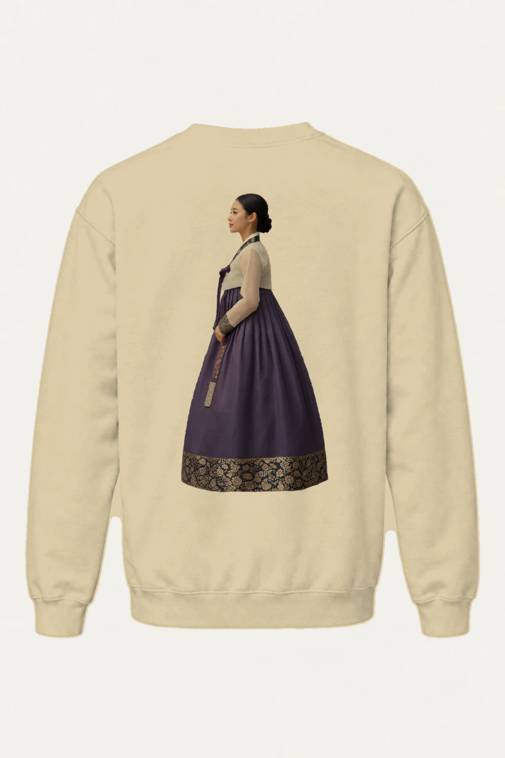 "Gold Botanical Brocade" Heavy Blend Unisex Crewneck Sweatshirt | Gildan 18000