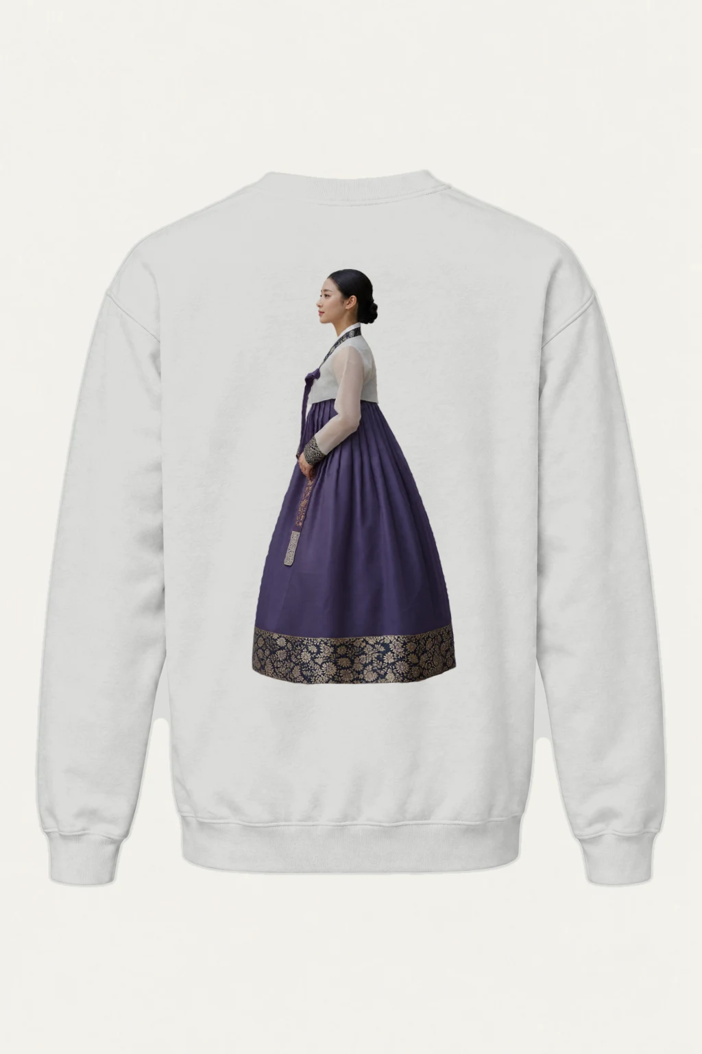 "Gold Botanical Brocade" Heavy Blend Unisex Crewneck Sweatshirt | Gildan 18000