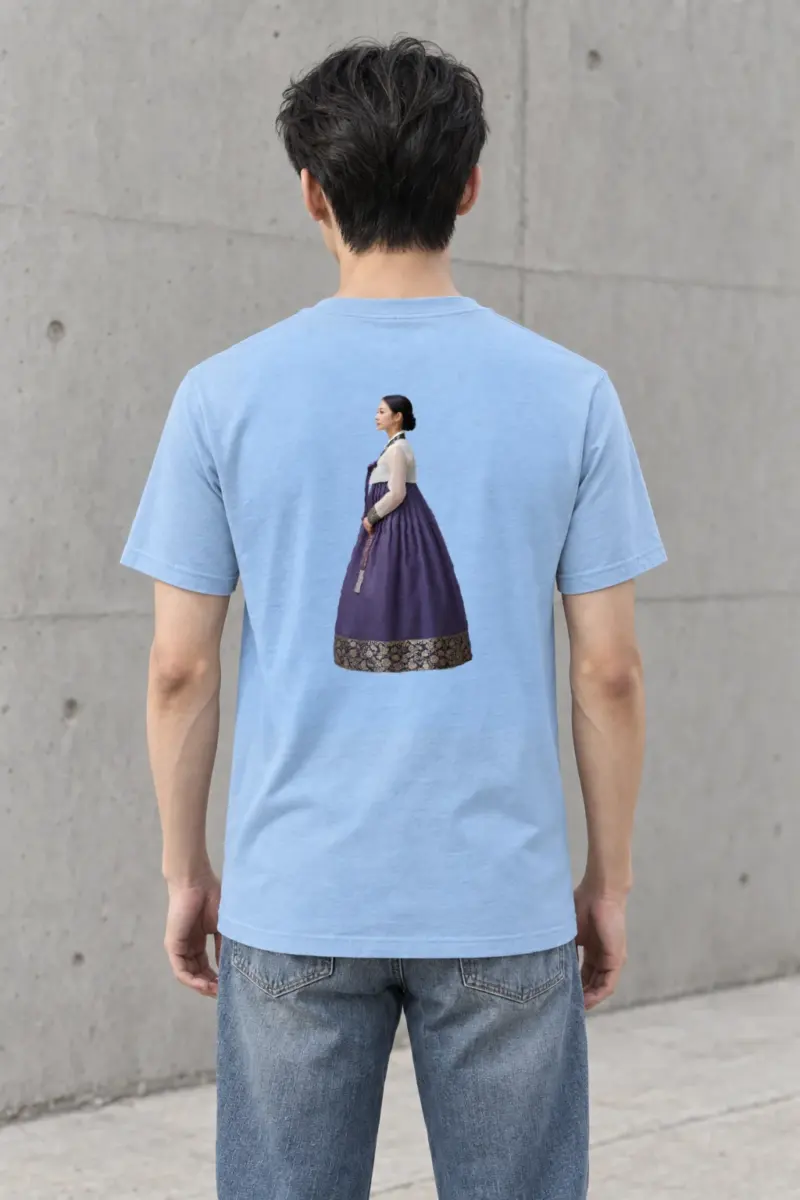 "Gold Botanical Brocade" Heavyweight Unisex Crewneck T-shirt