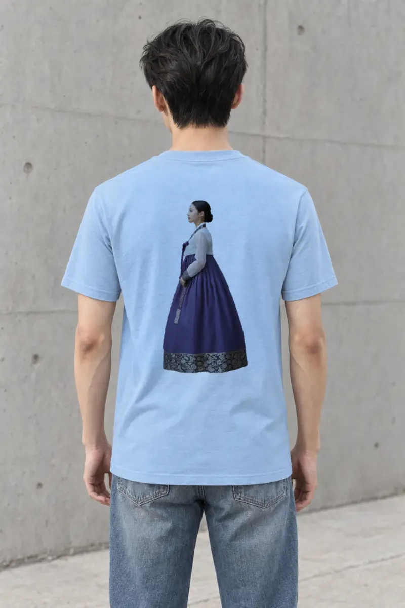 "Gold Botanical Brocade" Heavyweight Unisex Crewneck T-shirt