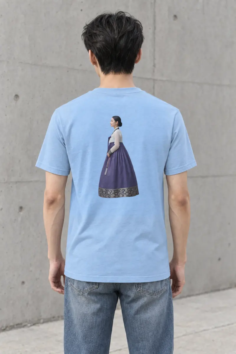 "Gold Botanical Brocade" Heavyweight Unisex Crewneck T-shirt