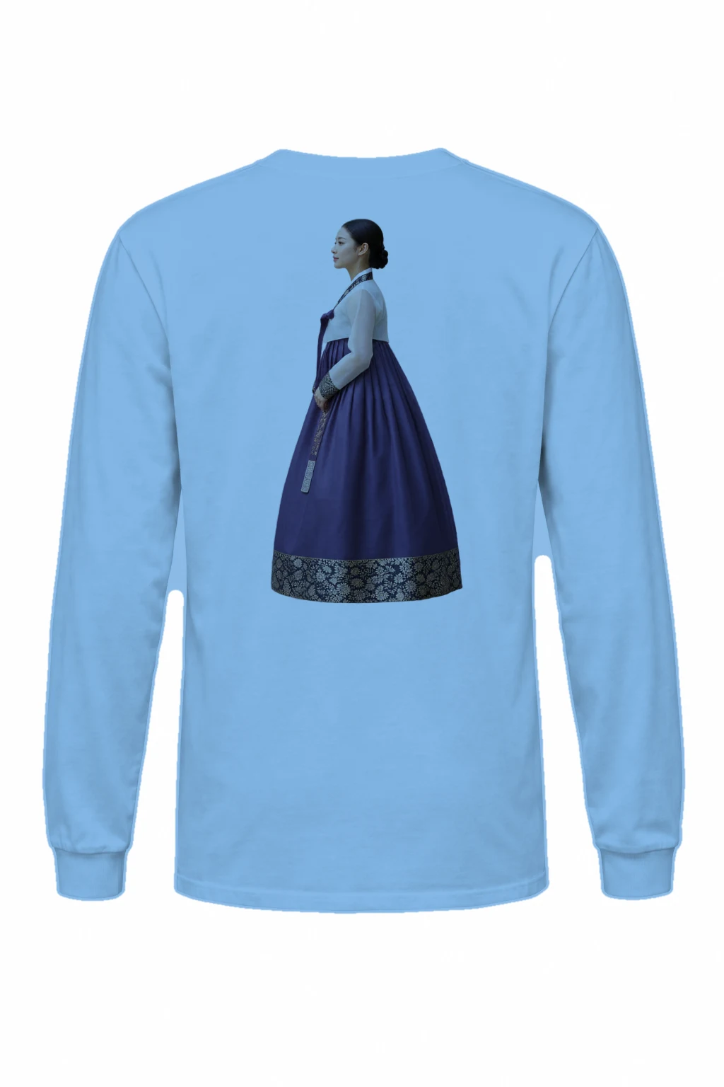 "Gold Botanical Brocade" Unisex Longsleeve T-shirt | Gildan 2400