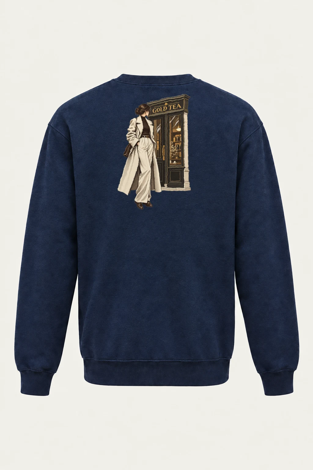 "Gold Tea Arrival" Heavy Blend Unisex Crewneck Sweatshirt | Gildan 18000