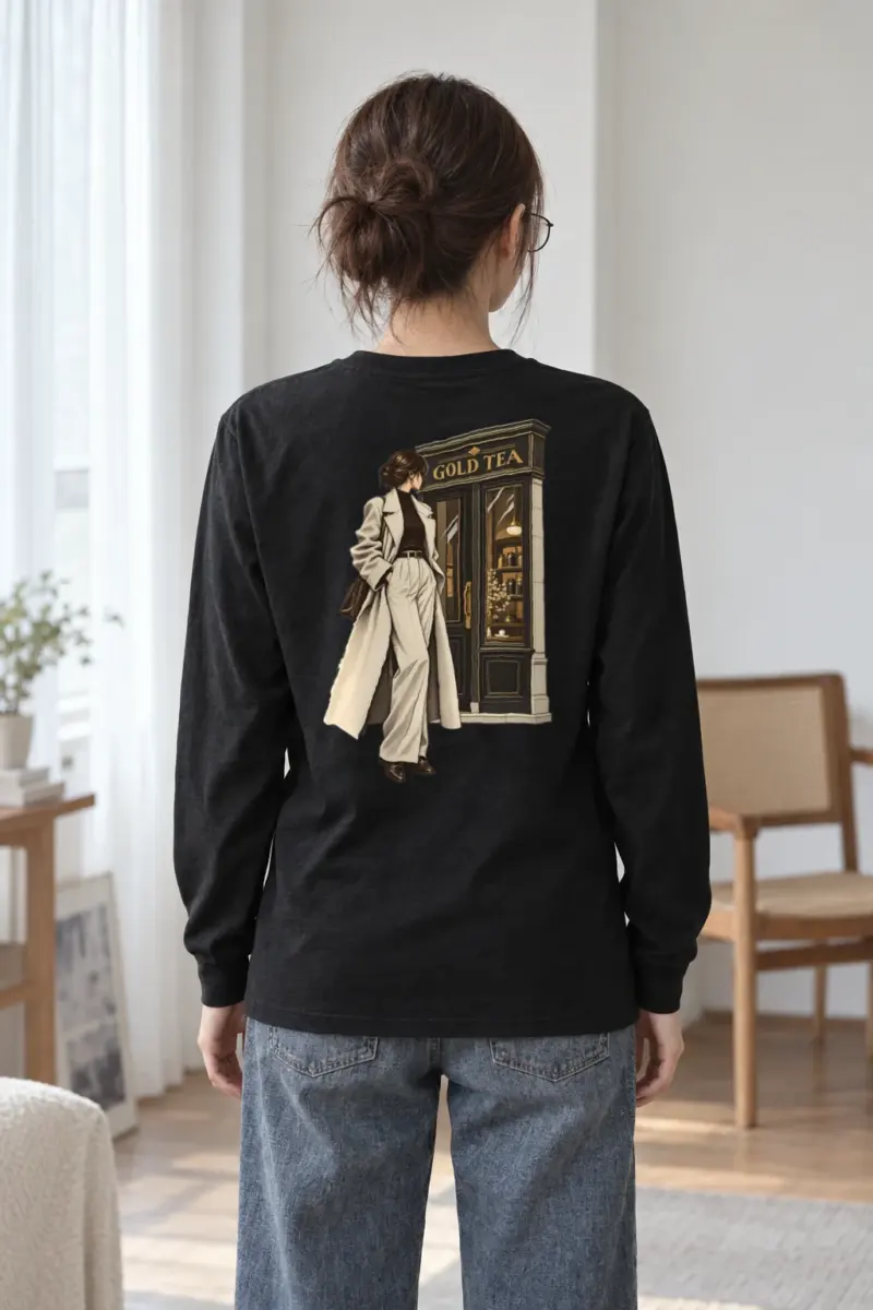 "Gold Tea" Unisex Longsleeve T-shirt | Gildan 2400