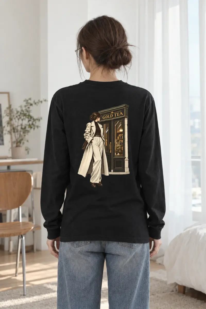 "Gold Tea" Unisex Longsleeve T-shirt