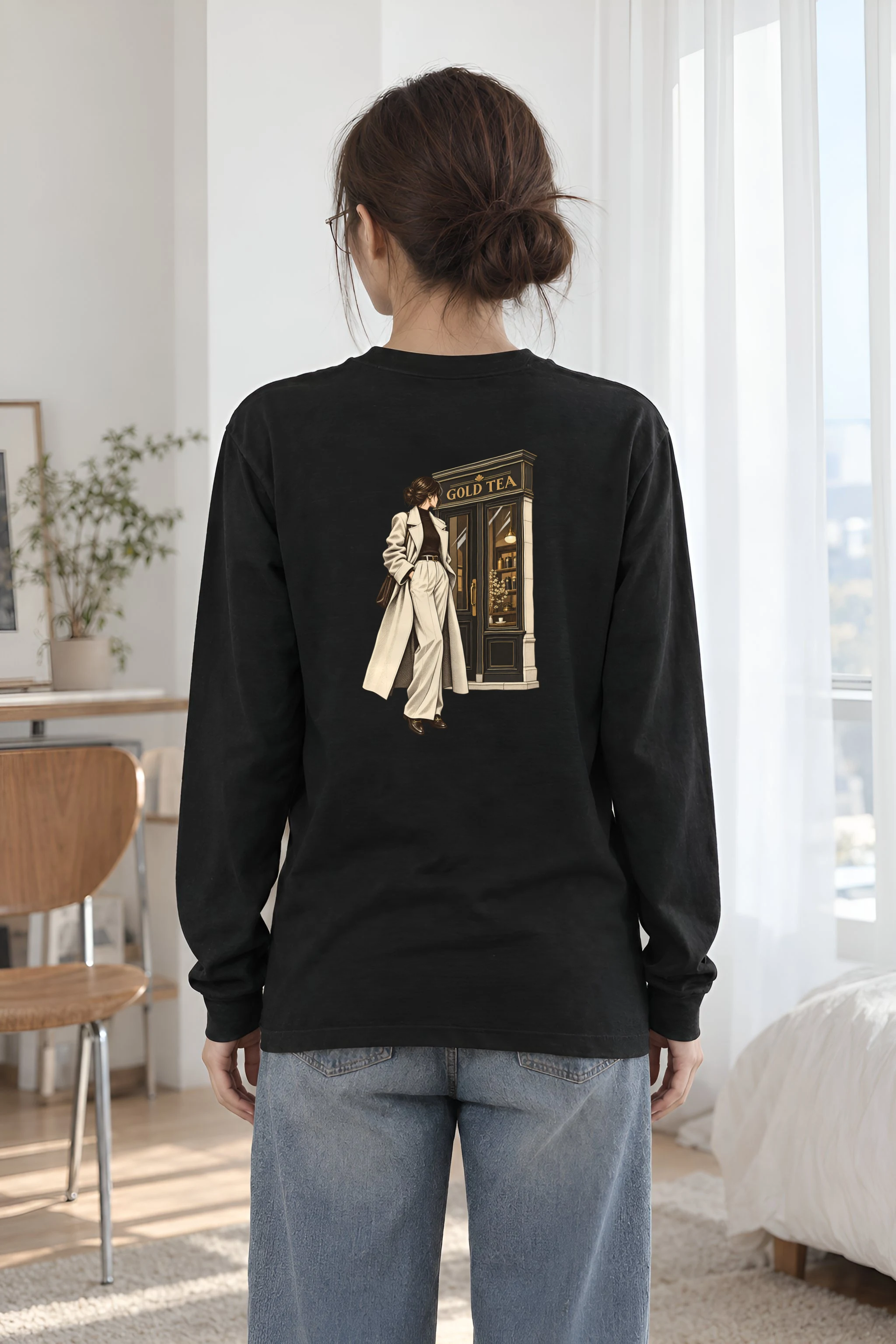 "Gold Tea" Unisex Longsleeve T-shirt