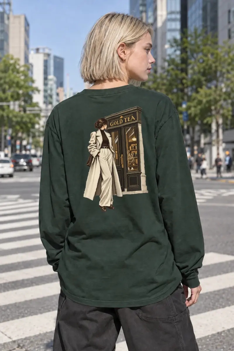 "Gold Tea" Unisex Longsleeve T-shirt | Gildan 2400