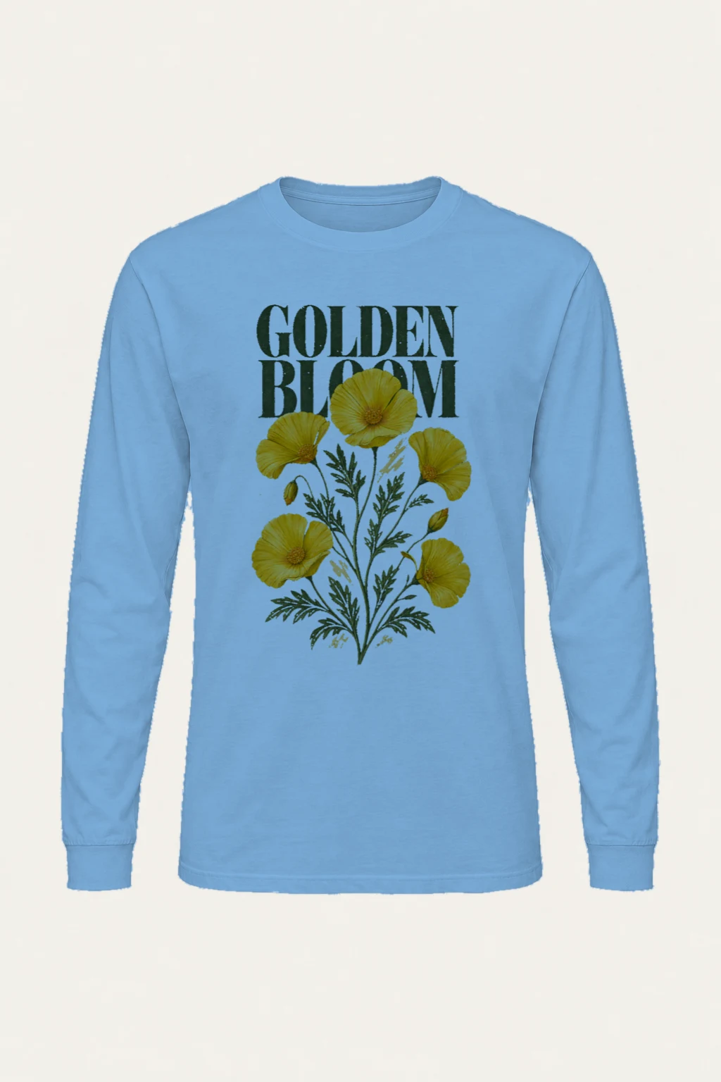 "Golden Bloom" Unisex Longsleeve T-shirt | Gildan 2400