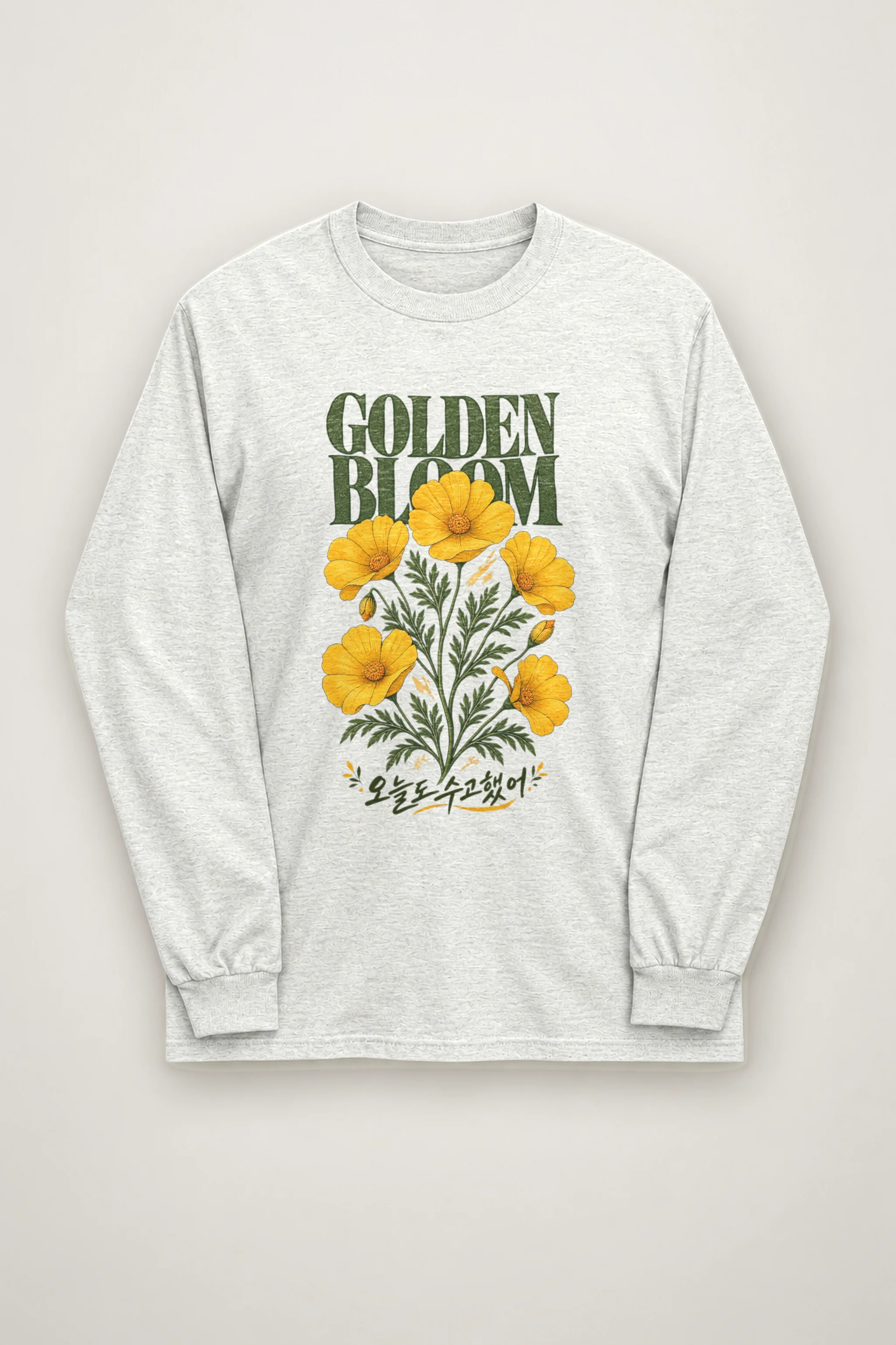 "Golden Bloom" Unisex Longsleeve T-shirt