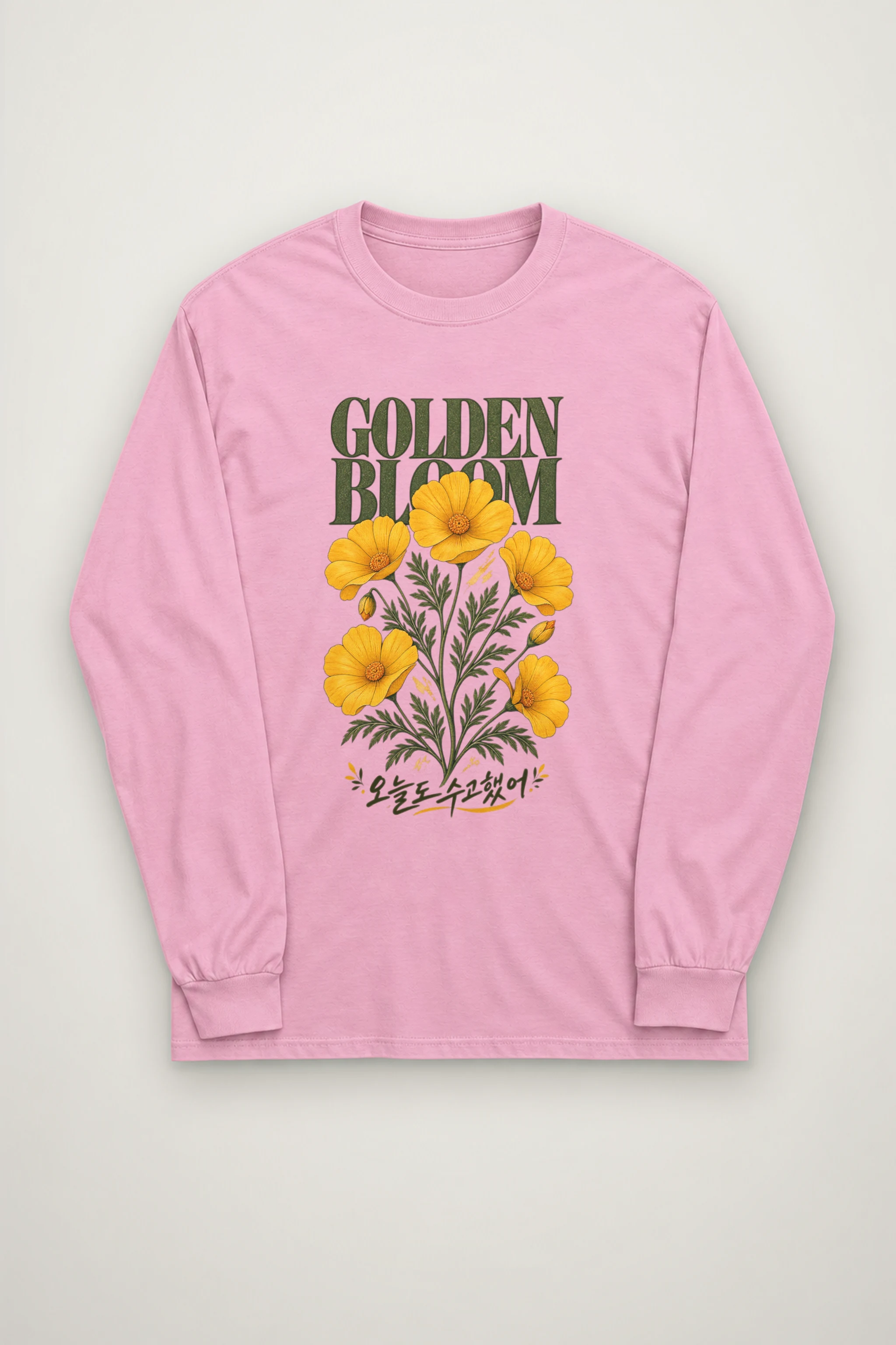 "Golden Bloom" Unisex Longsleeve T-shirt