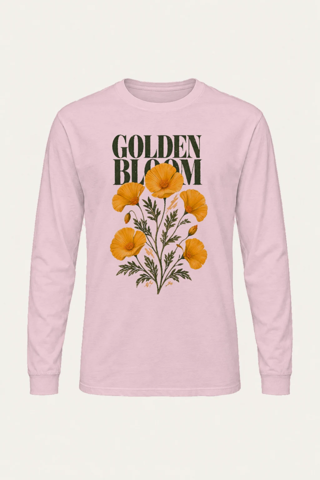 "Golden Bloom" Unisex Longsleeve T-shirt | Gildan 2400