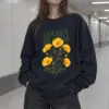 "Golden Bloom" Unisex Sponge Fleece Crewneck Sweatshirt | Bella + Canvas 3901