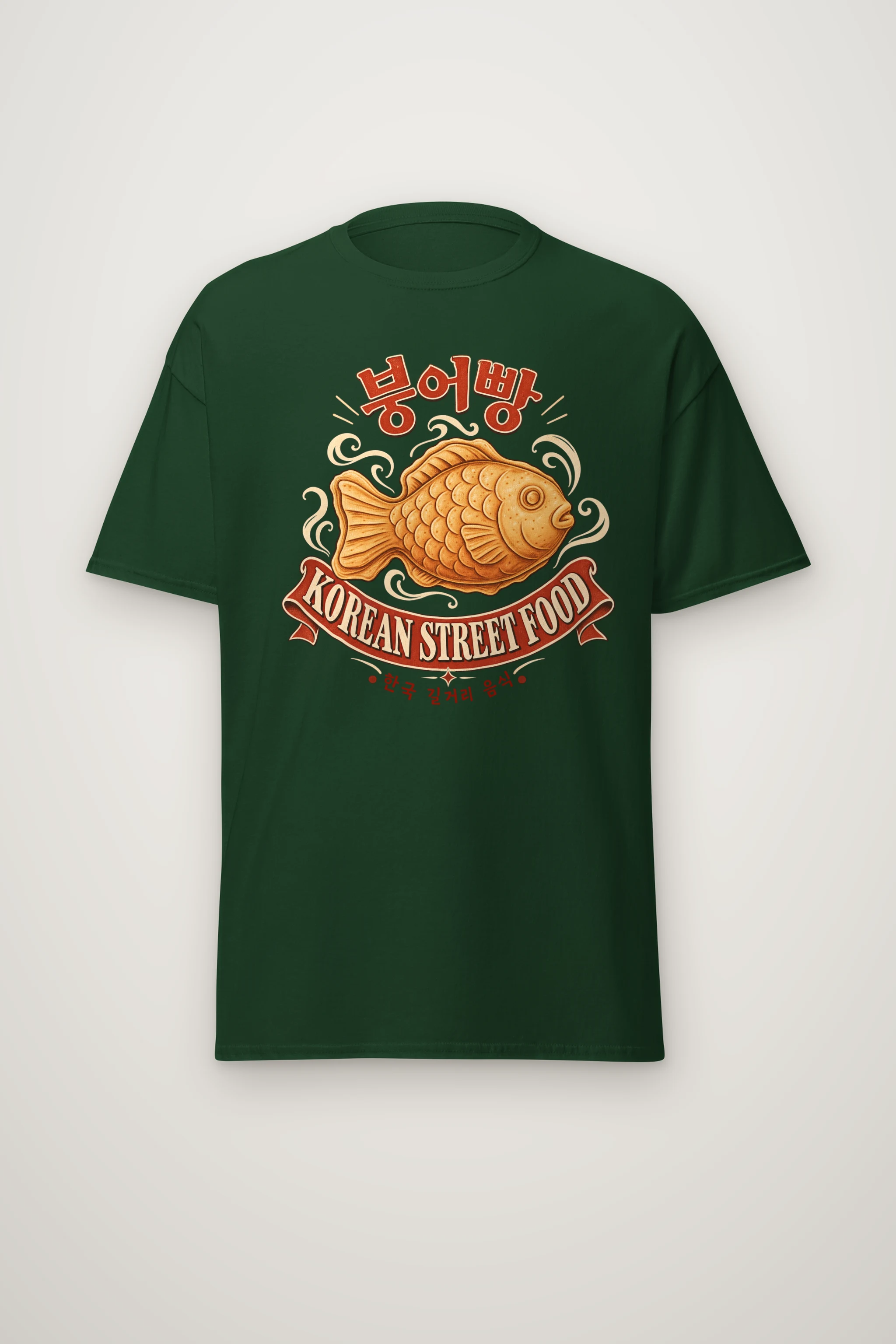"Golden Bungeoppang" Heavyweight Unisex Crewneck T-shirt