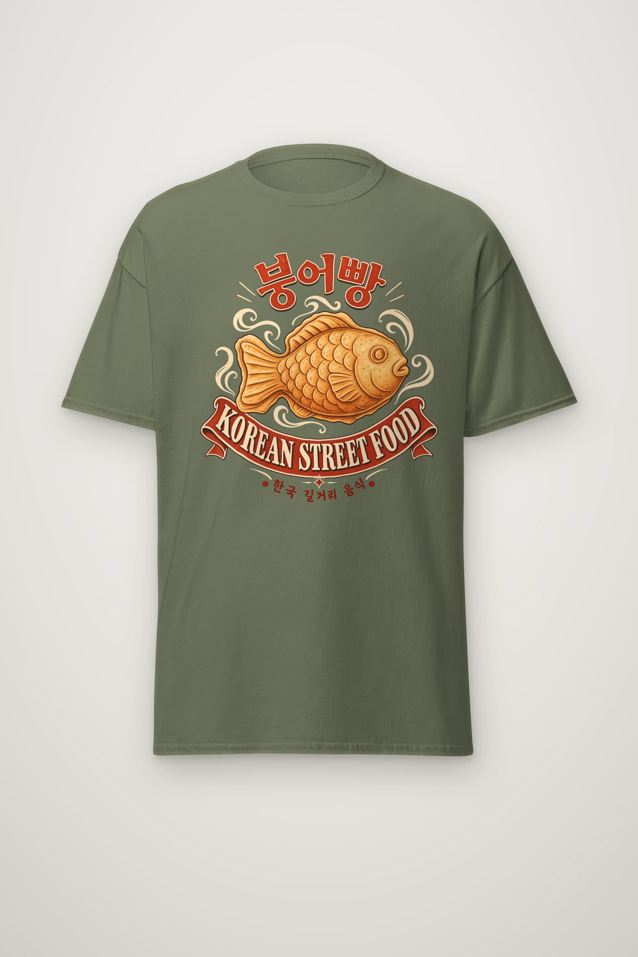 "Golden Bungeoppang" Heavyweight Unisex Crewneck T-shirt