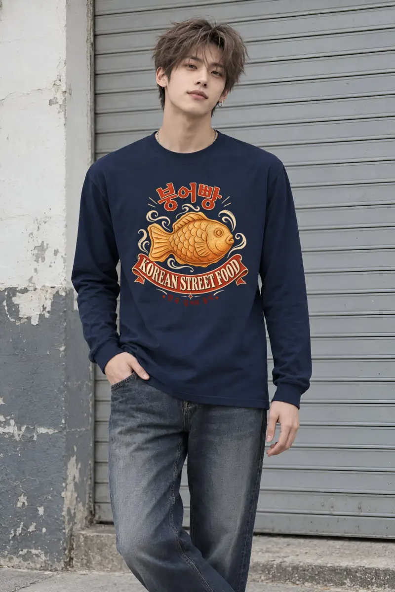 "Golden Bungeoppang" Unisex Longsleeve T-shirt