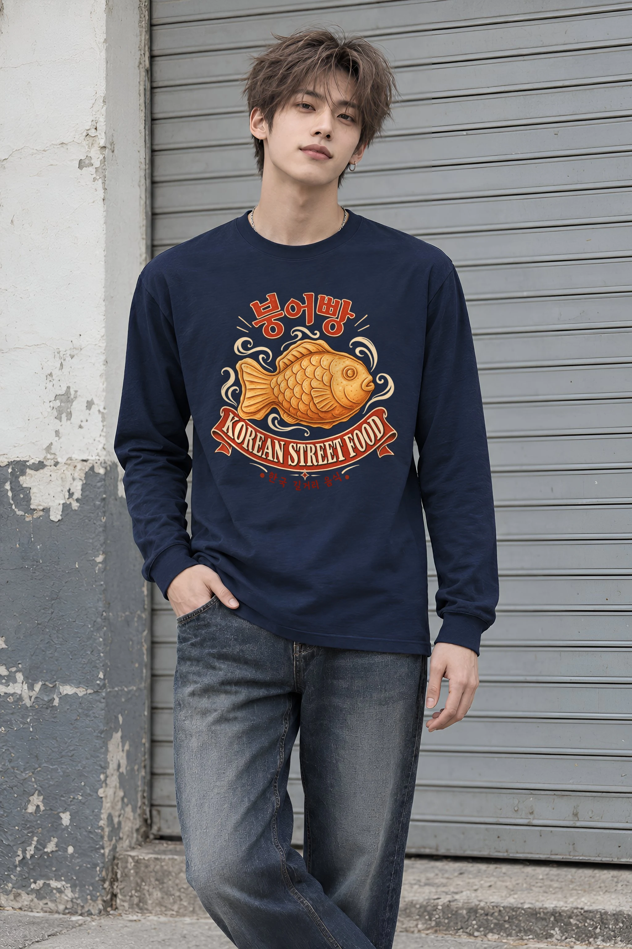 "Golden Bungeoppang" Unisex Longsleeve T-shirt