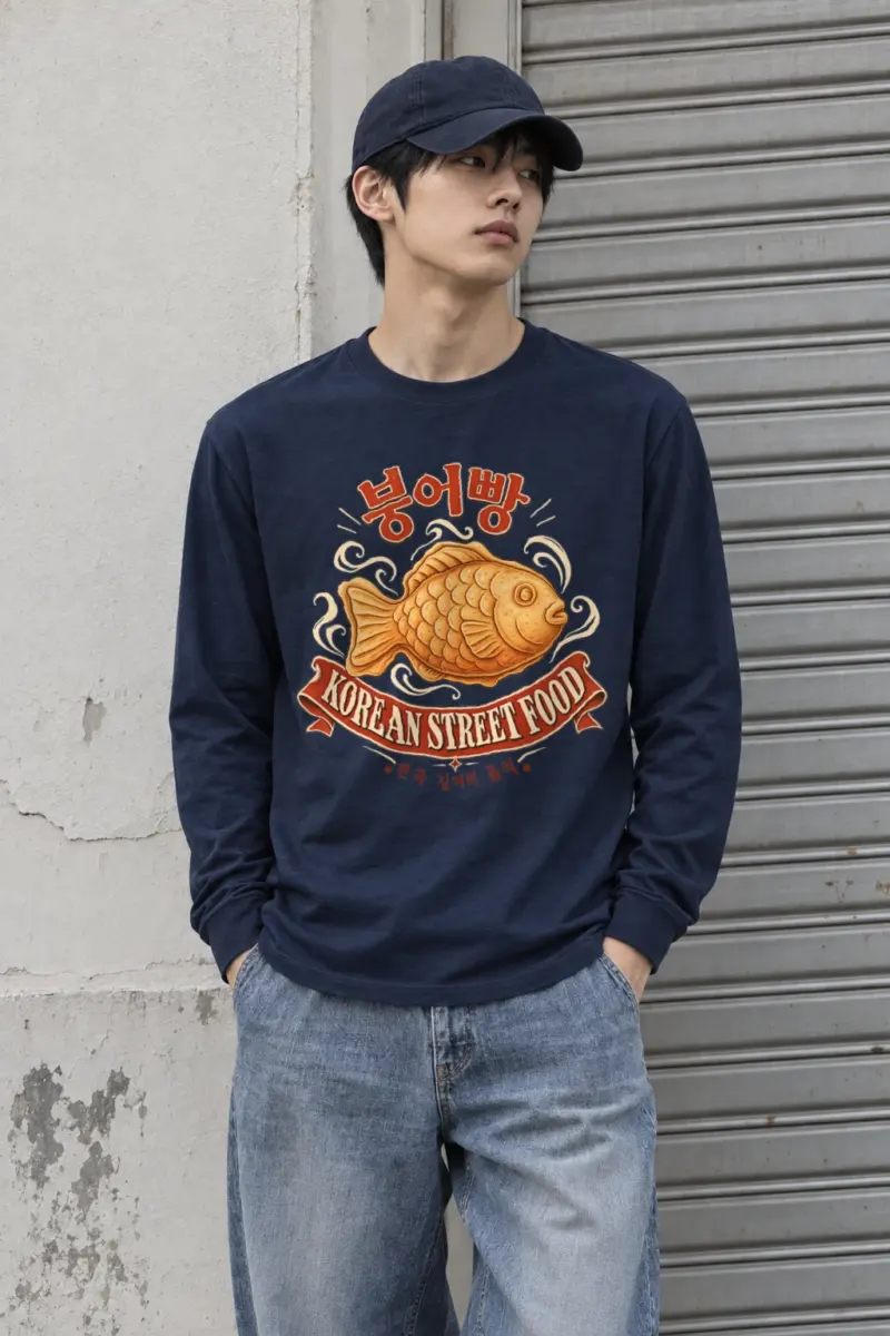 "Golden Bungeoppang" Unisex Longsleeve T-shirt | Gildan 2400
