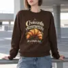 "Golden Croissant" Heavy Blend Unisex Crewneck Sweatshirt