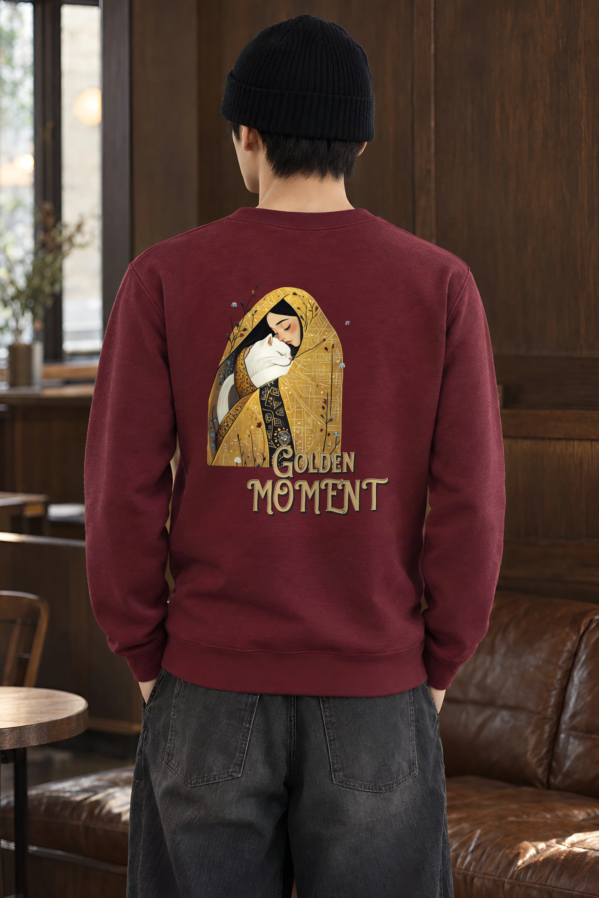 "Golden Moment" Heavy Blend Unisex Crewneck Sweatshirt
