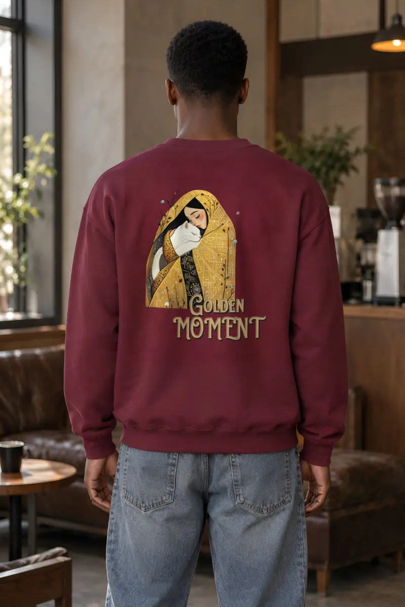 "Golden Moment" Heavy Blend Unisex Crewneck Sweatshirt