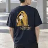 "Golden Moment" Heavyweight Unisex Crewneck T-shirt | Gildan 5000