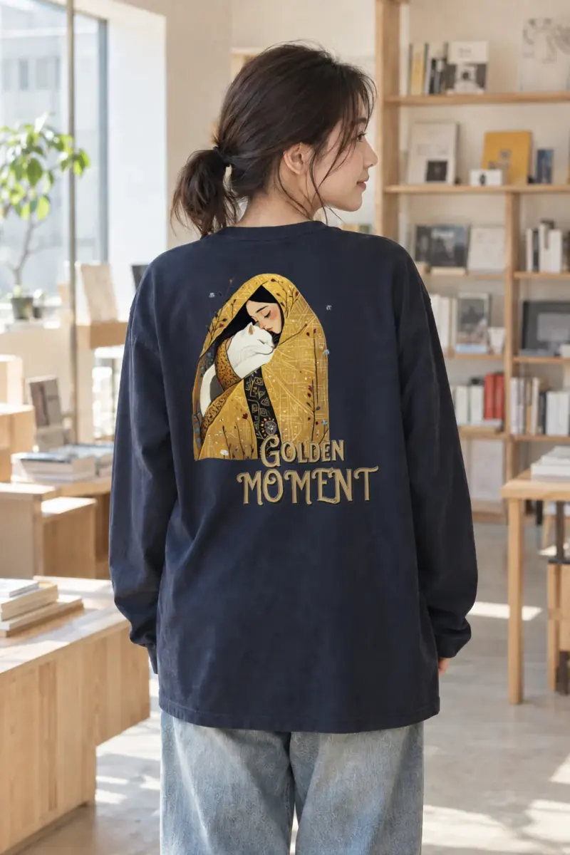 “Golden Moment” Unisex Longsleeve T-shirt | Gildan 2400