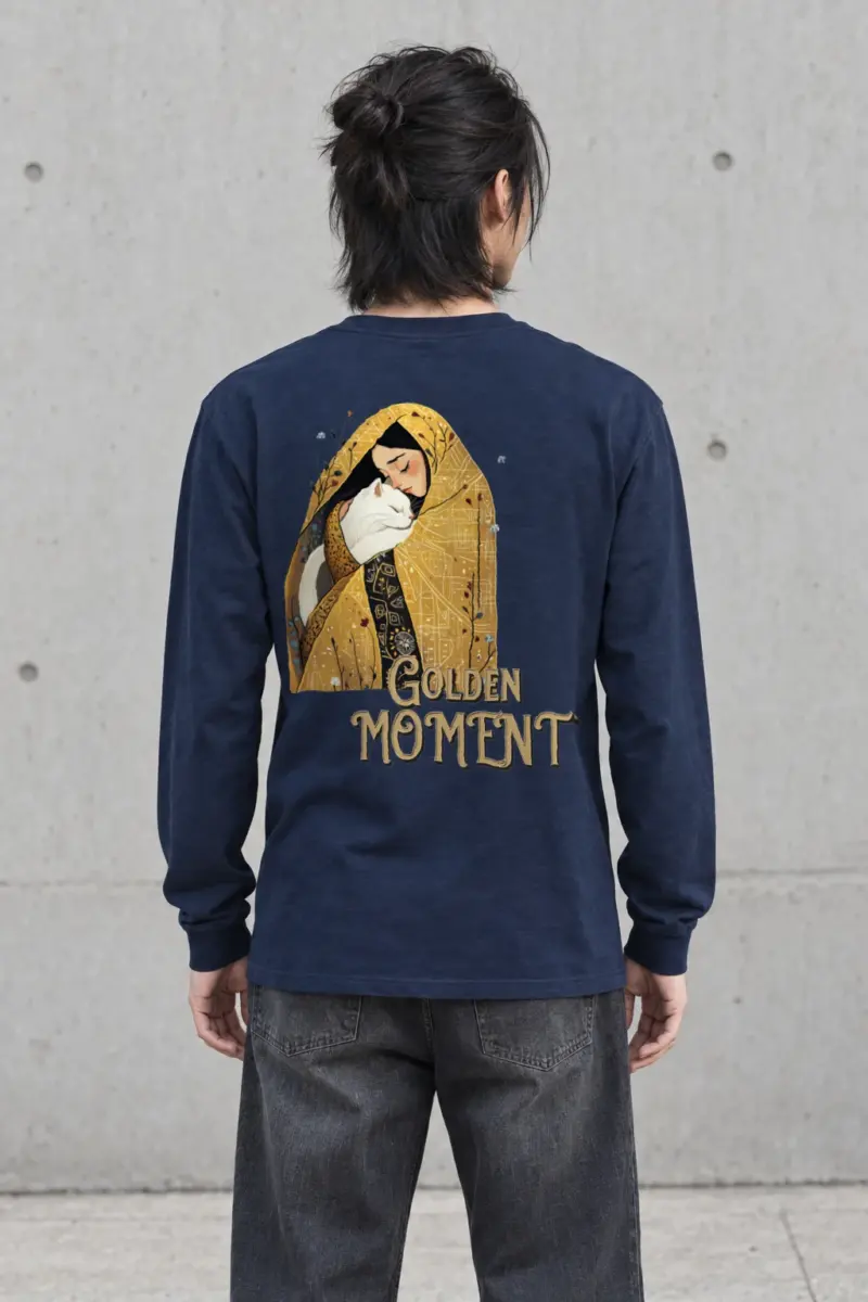 "Golden Moment" Unisex Longsleeve T-shirt | Gildan 2400
